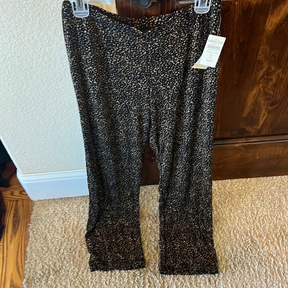 Black/gold pants